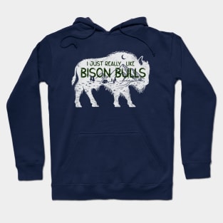 i just really like bison bulls ok Hoodie